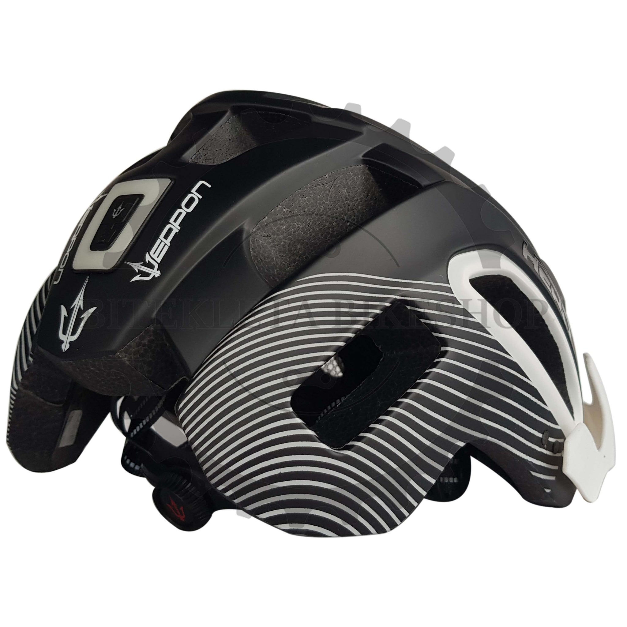 Casco regolabile da bicicletta Certificato CE nero con visiera – srl Casco regolabile da bicicletta Certificato CE nero con visiera – srl