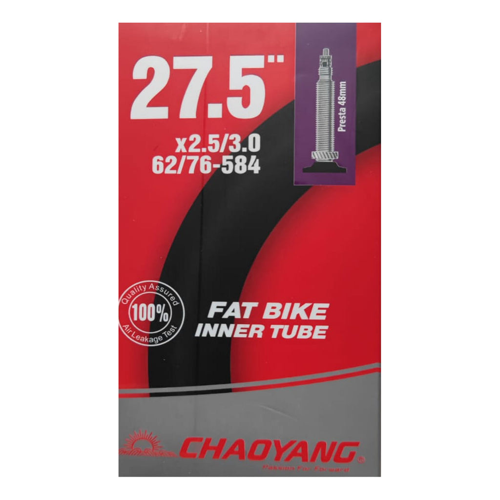 Cámara Fat Bike 27.5x2.5/3.0 Chaoyang Válvula de Auto & Francesa 48mm